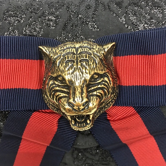 Authentic Gucci black clutch crossbody bag - Picture 5 of 15